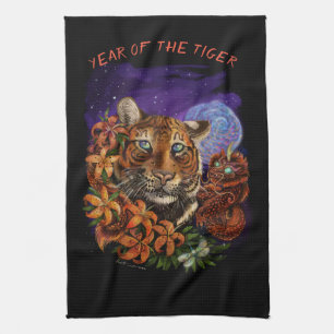 Linge De Cuisine Année chinoise du tigre