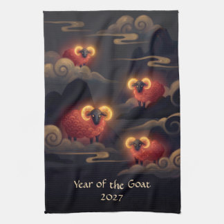 Linge De Cuisine Année de la Chèvre 2027