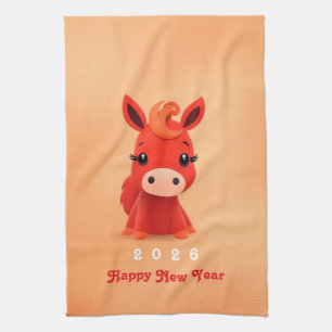 Linge De Cuisine Année du cheval 2026