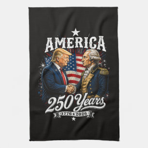 Linge De Cuisine Anniversaire de l'Amérique 250e Trump Washington