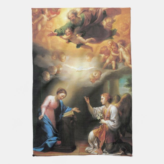 Linge De Cuisine Annonciation par Anton Raphael Mengs (Vertical)