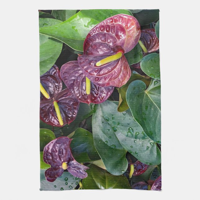 Linge De Cuisine Anthuriums (Vertical)