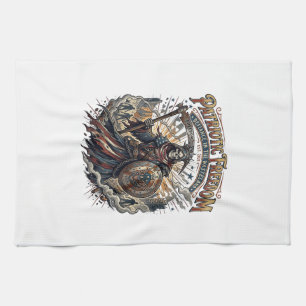 Linge De Cuisine Apocalyptique Patriotique Liberté Faucheuse Zombie