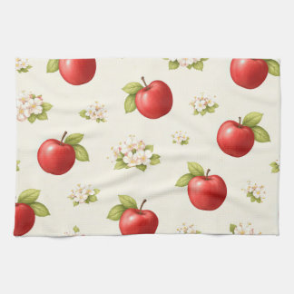 Linge De Cuisine Apples and apple blossoms Kitchen Towels