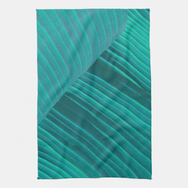 Linge De Cuisine Aqua Banana Leaf (Vertical)