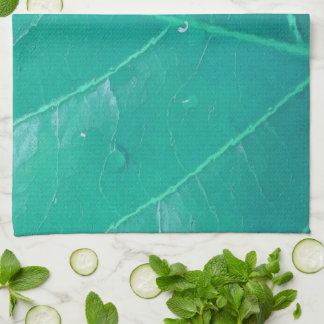 Linge De Cuisine Aqua Leaf