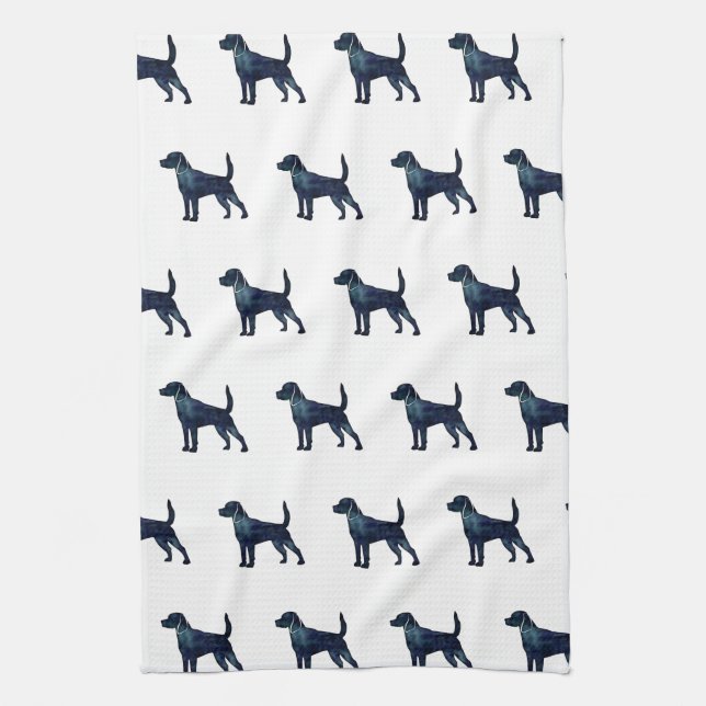 Linge De Cuisine Aquarelle beagle de race de chien (Vertical)