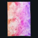 Linge De Cuisine Aquarelle colorée Pink Splotches Art Abstrait<br><div class="desc">Décorez votre cuisine avec cette serviette d'art abstraite cool. Fait un grand ménage ou un cadeau mariage! Vous pouvez le customiser et ajouter du texte. Consultez ma boutique pour plus de couleurs et de motifs !</div>