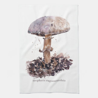 Linge De Cuisine Aquarelle de champignon