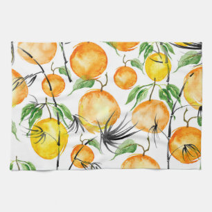 Linge De Cuisine Aquarelle en bambou : motif sans couture dans la j