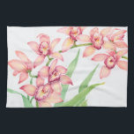 Linge De Cuisine Aquarelle Fleurs roses<br><div class="desc">Aquarelle Fleurs roses Artiste : Tim OToole</div>