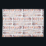 Linge De Cuisine Aquarelle géométrique Arrowroot Motif rose violet<br><div class="desc">Décorez votre maison avec cette serviette de cuisine motif à flèche géométrique peinte à la main. Faites un grand cadeau de ménage,  d'anniversaire ou de mariage! Vous pouvez le customiser et ajouter du texte. Consultez ma boutique pour plus de couleurs et de motifs !</div>