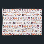 Linge De Cuisine Aquarelle géométrique Arrowroot Motif rose violet<br><div class="desc">Décorez votre maison avec cette serviette de cuisine motif à flèche géométrique peinte à la main. Faites un grand cadeau de ménage,  d'anniversaire ou de mariage! Vous pouvez le customiser et ajouter du texte. Consultez ma boutique pour plus de couleurs et de motifs !</div>