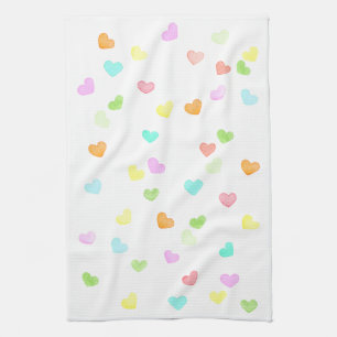 Linge De Cuisine Aquarelle joyeuse et colorée