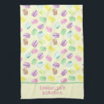 Linge De Cuisine Aquarelle personnalisée Macarons français |Macaron<br><div class="desc">Aquarelle personnalisée Macarons français | Macarons,  Produits correspondants disponibles dans mon magasin.</div>