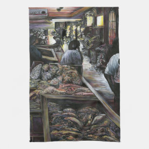 Linge De Cuisine Aquatique, mais baignée par le vent du désert, Jér