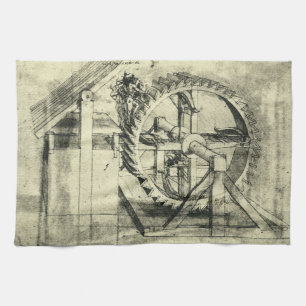 Linge De Cuisine Arbalète motorisée par tapis roulant de Léonard de