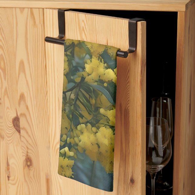 Linge De Cuisine Arbre à bois jaune australien, (Pliage en tiers)