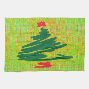 Linge De Cuisine Arbre de Noël