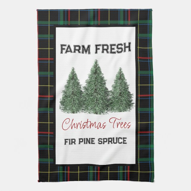 Linge De Cuisine Arbre de Noël Frais de la Ferme pour la Maison de  (Vertical)