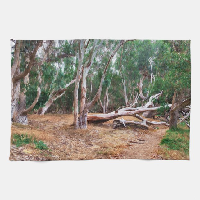 Linge De Cuisine Arbres (Horizontal)