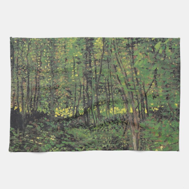Linge De Cuisine Arbres et sous-bois par Van Gogh (Horizontal)