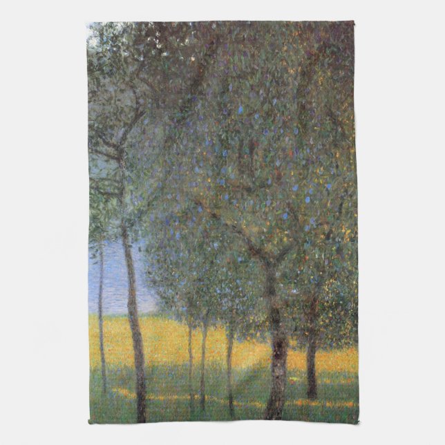 Linge De Cuisine Arbres fruitiers, Gustav Klimt (Vertical)