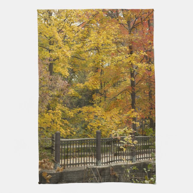 Linge De Cuisine Arbres Jaunes D'Automne (Vertical)