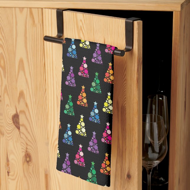 Linge De Cuisine Arbres scintillants (Pliage en tiers)