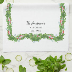 Linge De Cuisine Arc de Noël Family Cuisine personnalisée