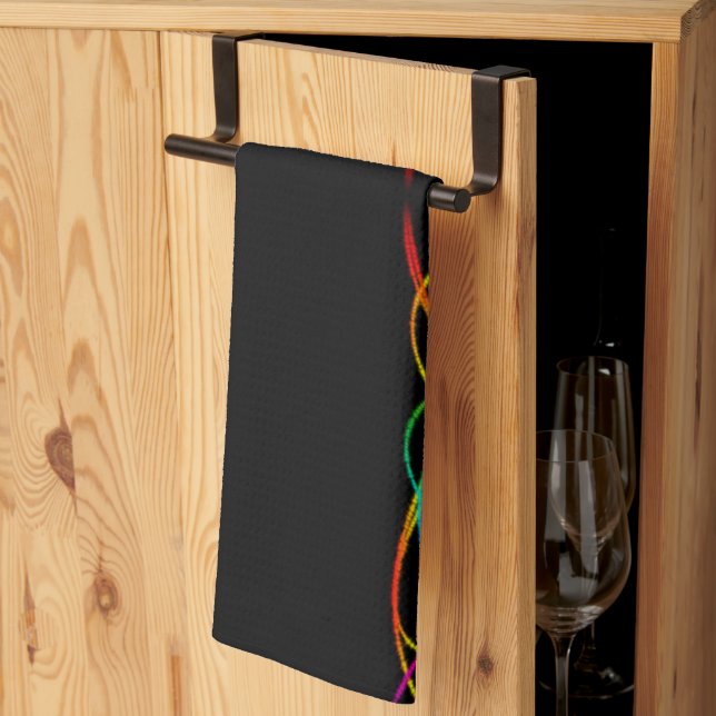 Linge De Cuisine Arc-en-ciel (Pliage en tiers)