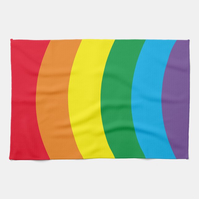 Linge De Cuisine Arc-en-ciel (Horizontal)