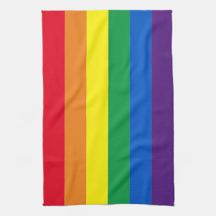 Linge De Cuisine Arc-en-ciel couleurs Lgbt Lgbtq drapeau gay