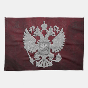 Linge De Cuisine Armoiries russes double aigle