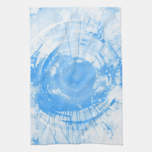 Linge De Cuisine Arrière - plan bleu abstrait d'aquarelle, texture
