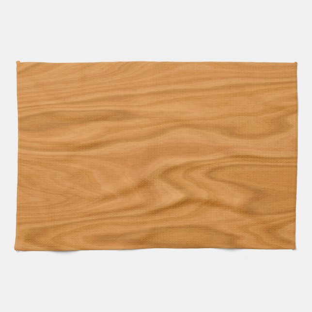 Linge De Cuisine Arrière - plan en bois brun clair (Horizontal)