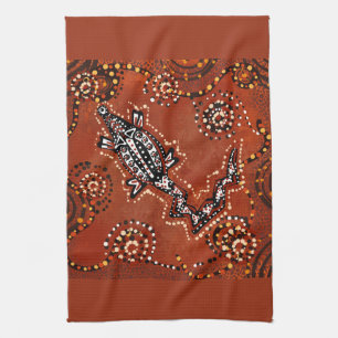 LINGE DE CUISINE ART CROCODILE