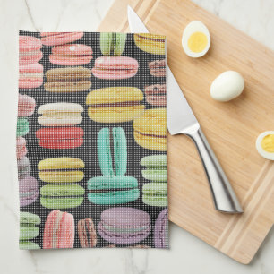 Linge De Cuisine Art de bruit de Macarons de Français