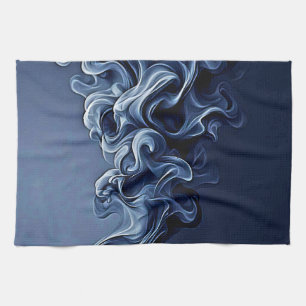 Linge De Cuisine Art de la fumée bleue émotionnelle