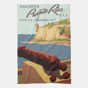 Linge De Cuisine Art de l'affiche de voyage vintage, Découvrez Port