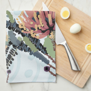 Linge De Cuisine Art de libellule de fleur de Banksia