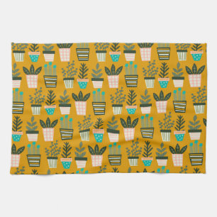 Linge De Cuisine Art de plante esthétique
