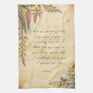 Linge De Cuisine Art de versets bibliques chrétiens personnalisable