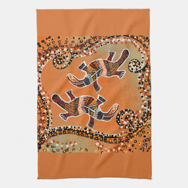 LINGE DE CUISINE ART DU PLATYPUS        (Vertical)