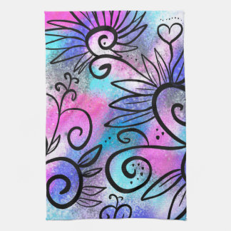 Linge De Cuisine Art floral amusant