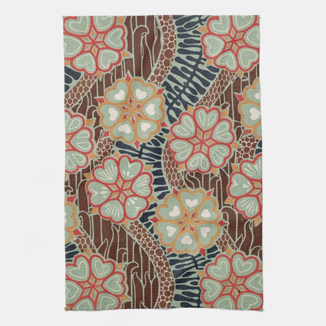 Linge De Cuisine Art Nouveau Design #2 à Emporio Moffa (Vertical)