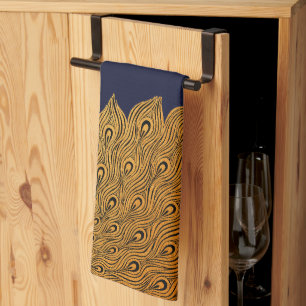 Linge De Cuisine Art Nouveau Peacock Will Bradley