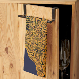 Linge De Cuisine Art Nouveau Peacock Will Bradley
