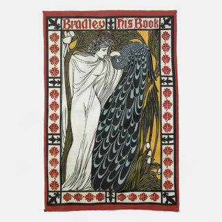 Linge De Cuisine Art Nouveau vintage, Le Baiser par William Bradley
