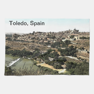 Linge De Cuisine Art paysager de Tolède, Espagne